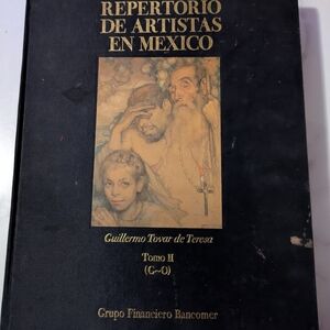 Repertorio de Artistas en Mexico - Black Cover Art Book